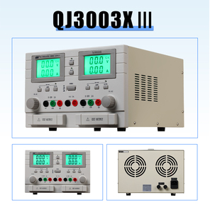 QJ3003Xlll 195W Fuente de alimentación de escritorio regulada por CC de 3 vías 0-30V 0-3A Ajustable, pantalla de 3 dígitos, protección limitadora de corriente - Product Image 4