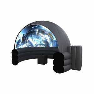 Dôme de planétarium gonflable professionnel portable en PVC résistant à l'eau, noir transparent, pour écoles et publicités gonflables - Product Image 6