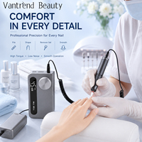 Machine à ongles professionnelle sans fil en aluminium, populaire, 4000 mAh, rechargeable, lime à ongles électrique, écran LED, usage en salon