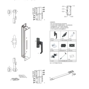 Aluminium 20mm Euro Nut nach innen öffnendes Fensters ystem KN004 - Product Image 1