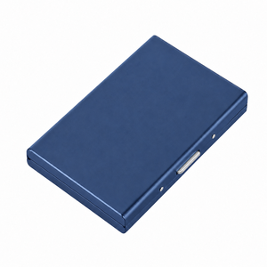 Hot Sale Stainless Steel <b>RFID</b> Blocking Credit ID Card Holder Ultra Slim Metal <b>Wallet</b> <b>Men</b> Women Travel Everyday Carry - Product Image 1