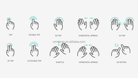 Kiosque de libre-service de bureau 15,6 pouces avec grand écran tactile, résolution 1920x1080, prise en charge de plusieurs systèmes d'exploitation, terminal de paiement en libre-service