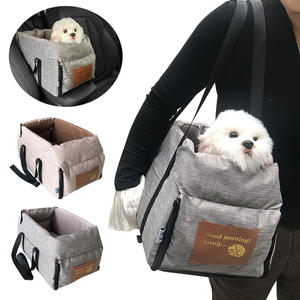 Consola saliente Asiento de coche para perros Asiento de viaje para perros Asiento elevador para perros Bolsa de viaje para perros - Product Image 1