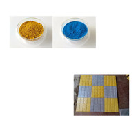 Ciment briques de pavé jaune couleur poudre oxyde de fer synthétique jaune 313 920