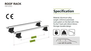 Barras Transversales Universales de Aluminio para Techo de Auto, Precio Directo de Fábrica, Alta Calidad - Product Image 6
