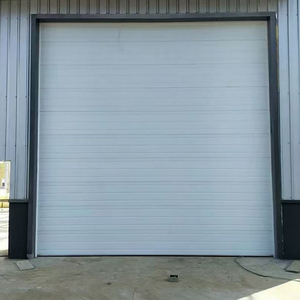 <span class=keywords><strong>Porte</strong></span> sectionnelle industrielle verticale à levage automatique, isolée thermiquement, sur mesure, pour <span class=keywords><strong>garage</strong></span>, usine, entrepôt, quai <span class=keywords><strong>de</strong></span> chargement, atelier - Product Image 3