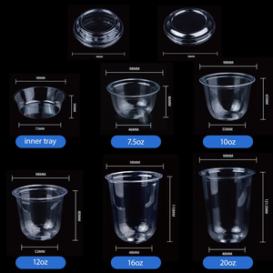 Vaso de yogur PET transparente de 20 oz con tapa, personalizado al por mayor, apto para alimentos, desechable, para postres, para marca - Product Image 5