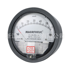 TE2000 Micro Differential Pressure <b>Gauge</b>, Pointer Type, Circular Indicating Differential Pressure <b>Gauge</b> - Product Image 1