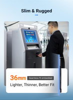Écran tactile Full HD d'extérieur PC RS485 RS232 Moniteur LCD industriel pour gymnases de santé Fitness Technologie résistive