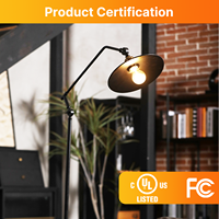 Livraison rapide, ampoule à filament LED 90CRI, 7W, E26, 120V, A19, 750LM, verre opale blanc, dimmable, ampoules LED à haut CRI, certifiées FCC
