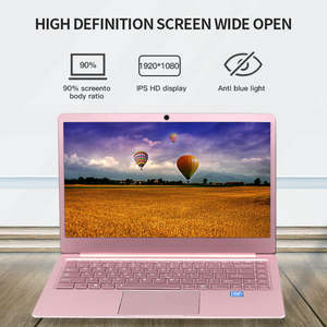 Usine nouveau modèle argent Rose or couleur métal ordinateur portable 14.1 pouces 1080P avec rétro-éclairage LED clavier ordinateur portable - Product Image 5