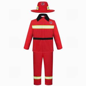 <span class=keywords><strong>Traje</strong></span> <span class=keywords><strong>de</strong></span> vestir <span class=keywords><strong>de</strong></span> <span class=keywords><strong>bombero</strong></span> rojo con sombrero y equipo para niños y niñas <span class=keywords><strong>de</strong></span> 3 a 10 años Conjunto <span class=keywords><strong>de</strong></span> disfraz <span class=keywords><strong>de</strong></span> <span class=keywords><strong>bombero</strong></span> para niños - Product Image 4