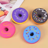 Nouveaux Jouets Anti-Stress Donut à Presser, Doux et Moelleux, Jouets de Décompression Squishy en Forme de Beignet Rond