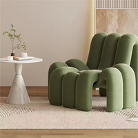 Canapé inclinable au design unique pour l'intérieur, fauteuil de détente, chaise de salon