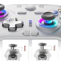 Nuevo Control Inalámbrico para Juegos Aolion K30 RGB con Indicador de Nivel de Batería, Joystick TMR para Switch 2/PC/Teléfono, Gatillos Hall para Switch