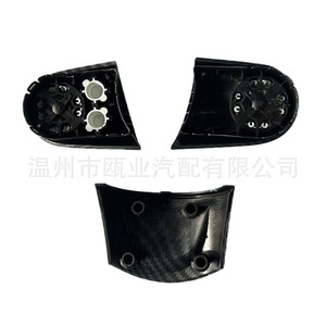 Botones para Volante Mini Cooper R55 R61, Textura de Fibra de Carbono, 32309289676, Estilo Racing - Product Image 1