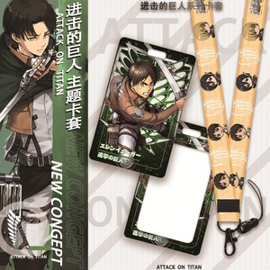 ซองใส่บัตรนักเรียนลายอนิเมะ <span class=keywords><strong>Attack</strong></span> <span class=keywords><strong>on</strong></span> <span class=keywords><strong>Titan</strong></span> ขายดี ป้องกันการสูญหาย พร้อมสายคล้องคอเข้าชุด - Product Image 3