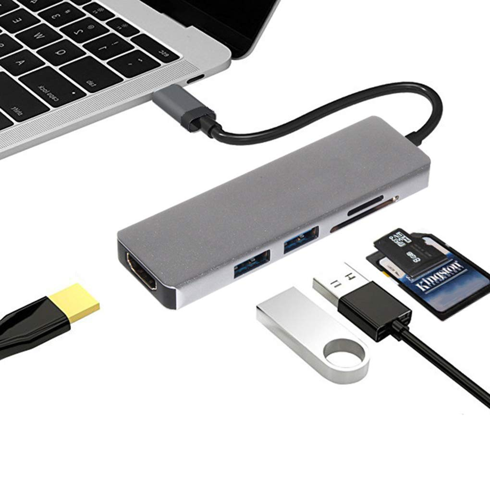 Кабель Ethernet 5 в 1 адаптер Micro мама-Type C Usb-C док-станция USB 3,1 SD карта TF преобразователь Hub Bluetooth адаптер