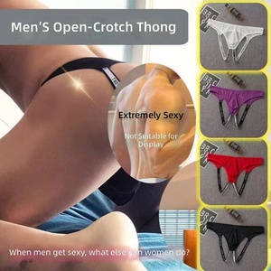 Spedizione Discreta - Slip U-Bulge da Uomo in <span class=keywords><strong>Rete</strong></span> Multicolore Taglia Unica con Doppio <span class=keywords><strong>Perizoma</strong></span> Effetto Push-Up - Product Image 3