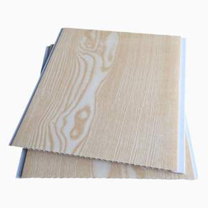 新しい最高のデザイン簡単インストール防水耐湿性PVCラミネートホットスタンプシート天井ボード - Product Image 2