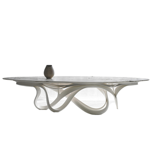 Villa-muebles de Arte de nuevo diseño, mesa de comedor de madera maciza de lujo de resina epoxi - Product Image 6