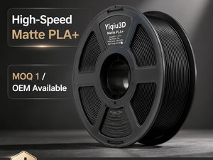 เส้นพลาสติกสำหรับเครื่องพิมพ์สามมิติ Yiqiu3D Matte PLA+ ขนาด 1.75 มม. คุณภาพสูง ป้องกันแสงสะท้อน ผิวสัมผัสกำมะหยี่ บริการขึ้นรูปจาก Bambu Lab มี 8 สี น้ำหนัก 1 กก. ทนความร้อนได้ถึง 220 องศาเซลเซียส - Product Image 5