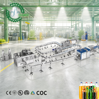 Machine de remplissage de boissons gazeuses vérifiée 10000BPH DCGF32-32-10 avec système CIP intégré pour usine de boissons gazeuses