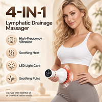 Masseur corporel à ventouses Meridian 1200mAh rechargeable pour l'élimination de la cellulite avec contrôle de la minuterie pour le Gua Sha et les soins de la peau