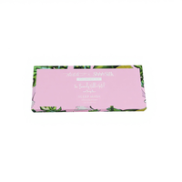Boîte en carton écologique à imprimé floral rose pour l'emballage de chocolats de luxe, idéale pour les cadeaux, les fêtes et l'usage quotidien