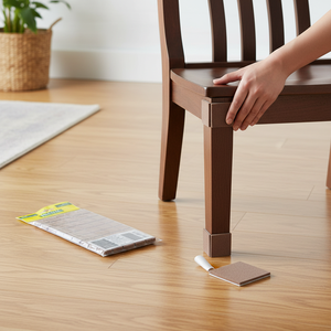 Brown 20x20mm Self Adhesive Nonwoven Felt Square Furniture Feet <b>Pads</b> - Product Image 3