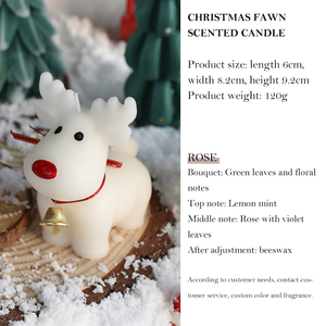 Wholesale Cute Christmas Scented <b>Candles</b> Snowman Elk <b>Shaped</b> <b>Candles</b> Gift Fragrance Aromatherapy <b>Candles</b> for Christmas Decoration - Product Image 6