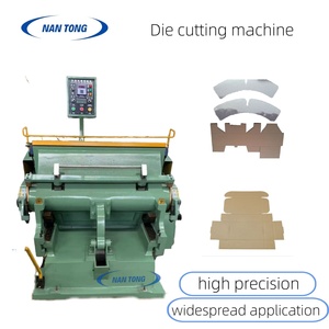 Tốc độ cao của nhãn hiệu nhăn chết cắt bìa Máy Điều kiện Mới cho nhà máy sản xuất và kardboard nhăn - Product Image 4