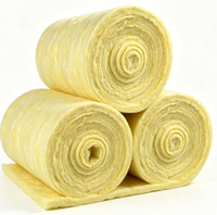 Couverture en laine de verre INSULWOOL 25-200mm R13, feuille de fibre de verre avec feuille d'aluminium, certifiée ASTM pour grenier et plafond, ignifuge et isolante thermiquement