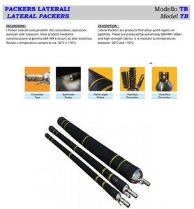 Prensadores Laterales de Caucho Vulcanizado SBR NR de Alta Calidad Petrosystem 70-100mm/2.8"-4" - Product Image 3