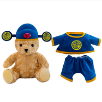 CHINE Mammon ours en peluche peluche Animal en peluche jouet prier faire fortune moelleux ami prier monde paix décorer en gros bas quantité minimale de commande
