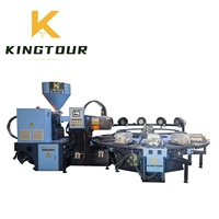 Machine KT-6612 rotative de moulage par injection pour la fabrication de semelle de chaussure en PVC TPU TR TPR