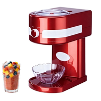 Machine à glace pilée électrique premium, compacte, en ABS de sécurité, certifiée, simple d'utilisation, multi-certifiée, pour 250g de glaçons, pour desserts et boissons à la maison