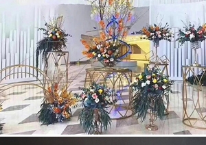 Bộ Năm Món Tráng Miệng Lãng Mạn Trang Trí Cảnh Tượng Đám Cưới Cá Nhân Hình Trụ Bộ Trang Trí Bàn Tráng Miệng Mới - Product Image 6