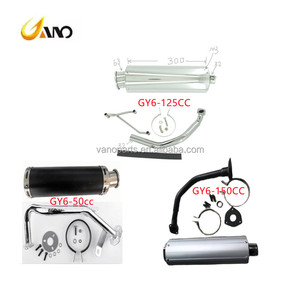 Pot d'échappement pour <span class=keywords><strong>moto</strong></span> WANOU GY6 50CC 125CC 150CC, kit <span class=keywords><strong>de</strong></span> pot d'échappement pour <span class=keywords><strong>moto</strong></span> - Product Image 1
