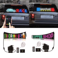 Cars Devil Eyes Headlamp LED Matrix Panel Eye Lamp Soft Led Display Window Pantalla Led flexible programable grande para camión Coche