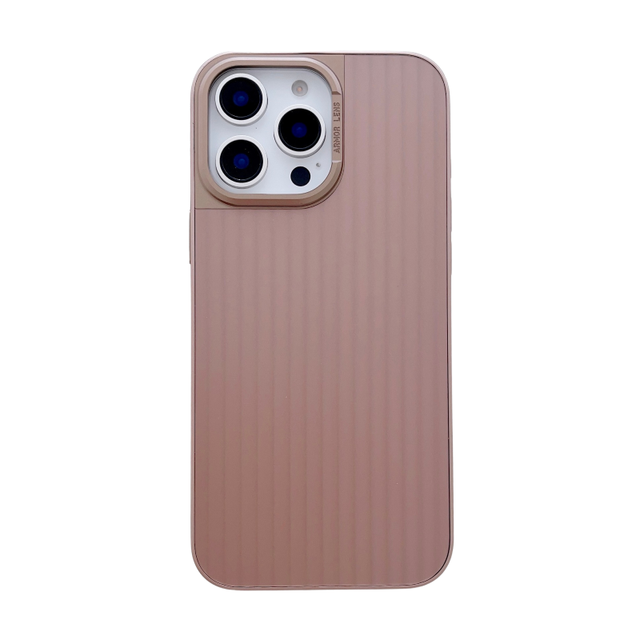 Luxury Ultra Thin Corrugated Pattern Phone Case for iPhone 13 14 15 16 Pro Max Magnetic Wireless Charging Shockprooof Back Cover