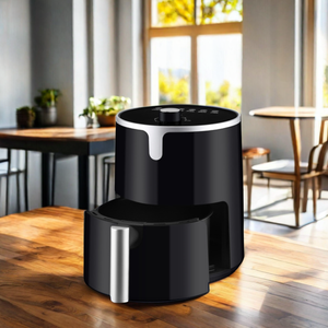 Friteuse à air domestique ronde de 3 litres Dispositif électrique alimenté en matière plastique - Product Image 1