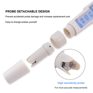 Testeur de qualité de l'eau Portable 4 en 1 TDS EC température <span class=keywords><strong>PH</strong></span> mètre avec rétro-éclairage pour l'eau potable <span class=keywords><strong>PH</strong></span>-3508 - Product Image 5