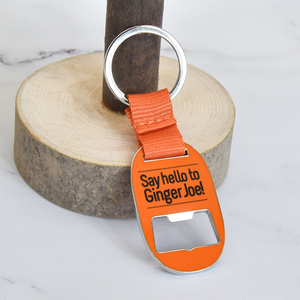 Quà tặng khuyến mãi tùy chỉnh kim loại kẽm hợp kim bia mở chai Keychain - Product Image 2
