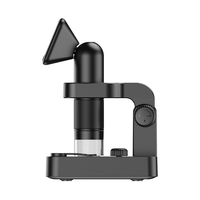 Lucrehulk 20-100X Beginner Biological Microscope Kit 2MP 2-inch IPS HD Screen 320x240 Resolution Manual Focus 32GTF 1 Year