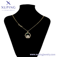 X000772353 XUPING Bijoux En Gros En Vrac 14K Or Couleur Plaqué Mode Fine Jewelry Panda Colliers