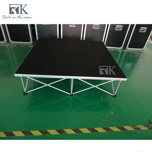 Scène de scène pliable à plateforme carrée de 1 m * 1 m, charge lourde de 750 kg/m² - Product Image 5