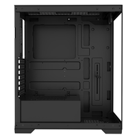 AntarcChill Top Brand Full Tower Pc Case Gaming Computer Hardware Panel Water Cooler Software Tempered Glass ATX Pc Black Stock
