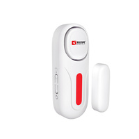 Alarme anti-cambriolage pour porte fenêtre, sonnette sans fil, système de sécurité pour maison intelligente, Kit d'alarme, détecteur de mouvement PIR en verre, sirène