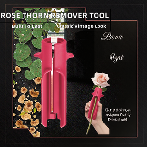 Nouvel outil de débordure de feuilles de roses, coupe-feuilles et éliminateur d'épines pour roses, outil de nettoyage de fleurs personnalisable OEM - Product Image 2